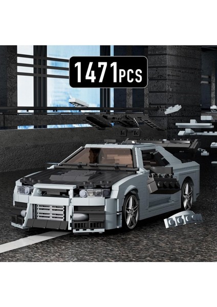 Gtr Yarış Arabası Yapım Seti, 1513 Parça, Speed Champion Süper Spor Araba Modeli