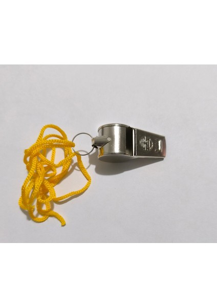 2 Adet Metal Ipli Düdük Deprem Düdüğü Hakem Düdüğü