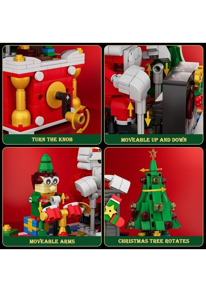 10162 Noel Yapı Blokları Piyanist Santa Claus, Noel Ağacı, 1045 Parça, 14 Yaş ve Üzeri Için Hediye fiyatları