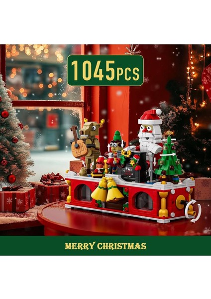 10162 Noel Yapı Blokları Piyanist Santa Claus, Noel Ağacı, 1045 Parça, 14 Yaş ve Üzeri Için Hediye fırsatları