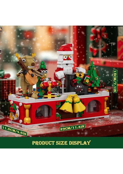 10162 Noel Yapı Blokları Piyanist Santa Claus, Noel Ağacı, 1045 Parça, 14 Yaş ve Üzeri Için Hediye indirimleri