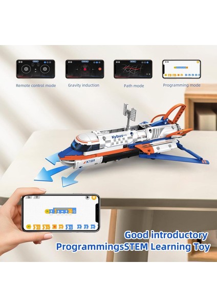 Rc Roboter Bauset, 5'i 1 Arada Uygulama ve Uzaktan Kontrol Ile Robotik Oyuncak Seti fırsatları