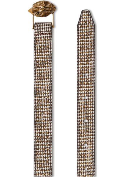 Şık Houndstooth Desenli Kadın Kemer modelleri