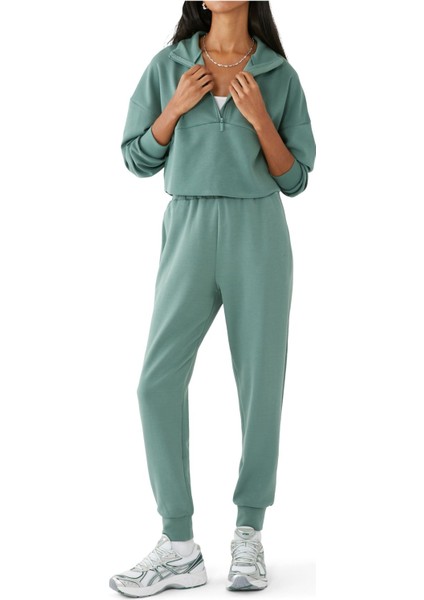 Şık ve Rahat Yarım Fermuarlı Kadın Kazak fiyatları