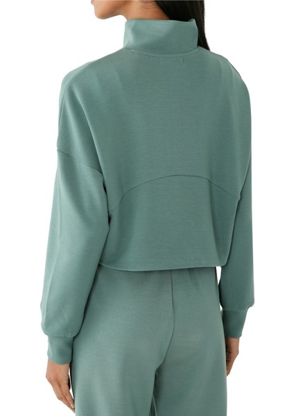 Şık ve Rahat Yarım Fermuarlı Kadın Kazak modelleri