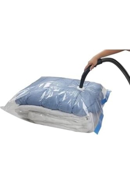 Store Home Yüksek Kaliteli 5'li Vakumlu Saklama Hurc Seti-3(Jumbo Boylar - Çift Kişilik