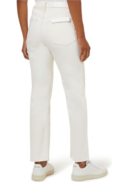 Yüksek Bel Düz Paça Jean Pantolon modelleri