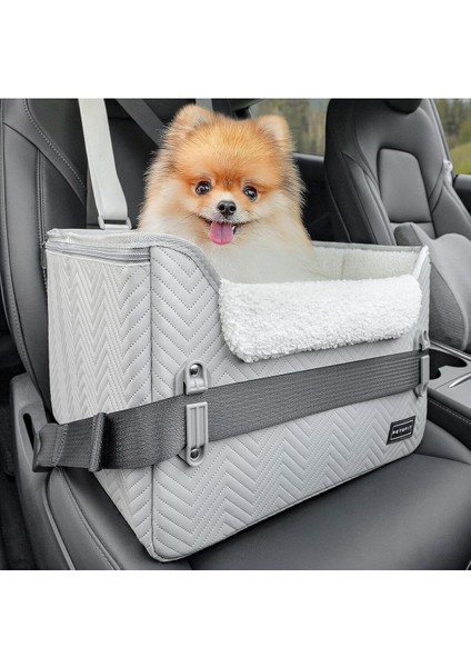 Küçük Köpekler Için Araba Koltuğu, 8 kg A Kadar, Peluş Yastıklı, Güvenli, Katlanabilir