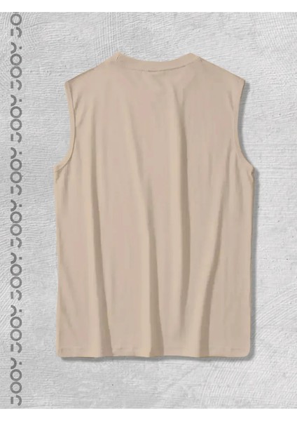 Erkek Pamuklu Antrenman Sporcu Atleti Oversize Kolsuz T-Shirt indirimleri