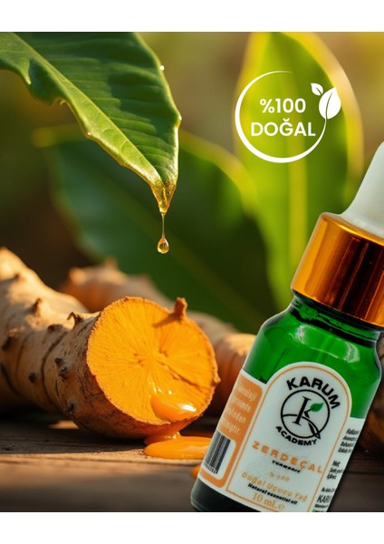 Doğal Cam Damlalıklı Zerdeçal Uçucu Yağ 10ml modelleri