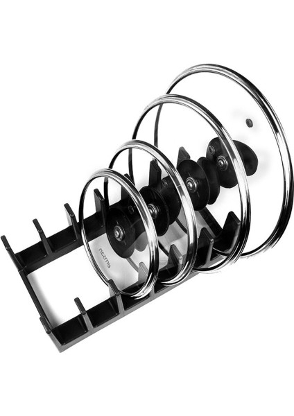 6 Bölmeli, Beyaz, 2 Adet, Düzenleyici, Çok Amaçlı Plastik Tabak, Tava, Tencere Kapağı Düzenleyici modelleri