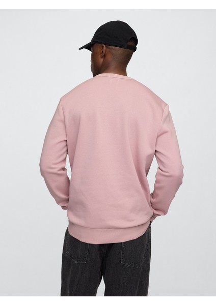 Erkek Açık Pembe Gap Logo Fleece Sweatshirt fırsatları