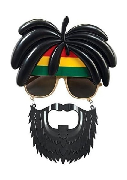 Rasta Peruklu Bob Marley Parti Gözlüğü modelleri