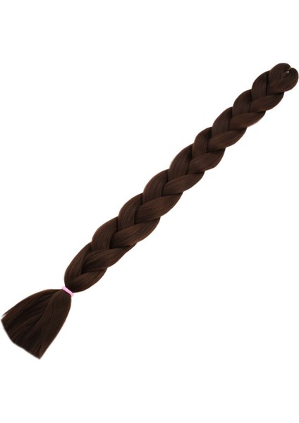Afrika Örgüsü ve Rasta Için Sentetik Saç 100 GR Kahverengi #4