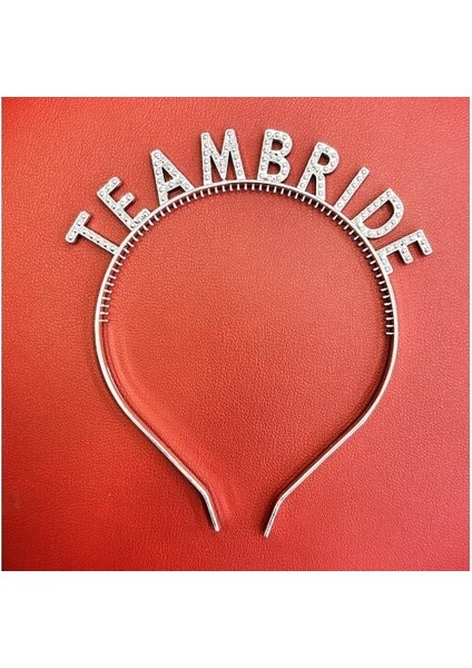 Gümüş Renk Team Bride Taç – Gelin ve Nedime Tacı