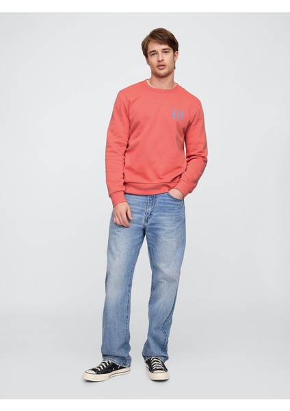 Erkek Pembe Gap Logo Fleece Sweatshirt modelleri