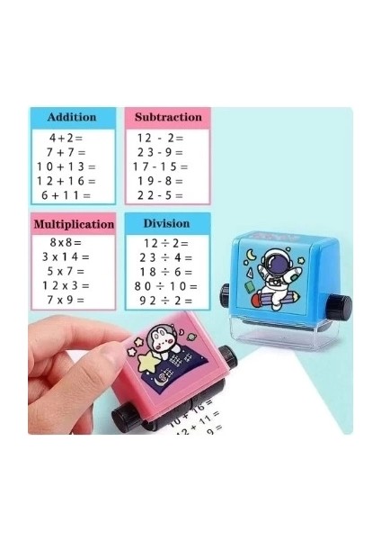 Pratik Matematik Işlem Rulosu Toplama - Çıkarma - Çarpma - Bölme