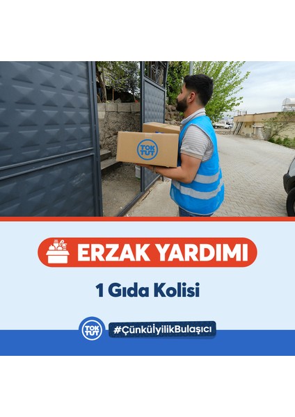 TOKTUT Erzak Kolisi Destek Kartı 950 TL