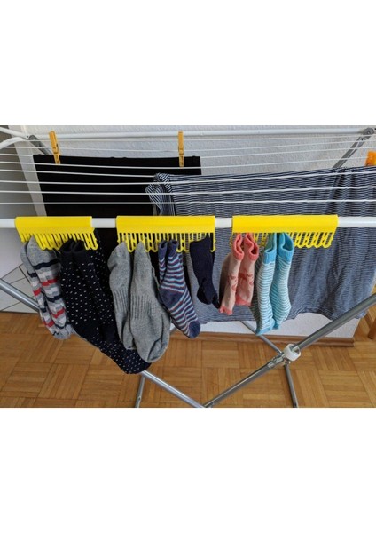 Kurutma Askısı Çorap Klips Sarı (2 Adet) fiyatları