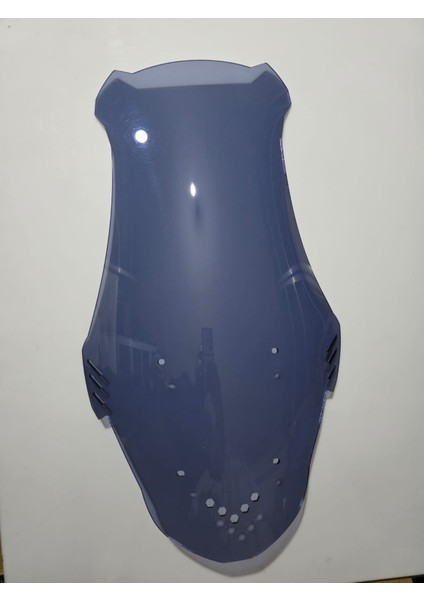 Yuki Xway 125 Siperlik Ön Cam 2023-2025 Model 65CM Açıkfüme Renkli 4mm Orta Boylu Cam