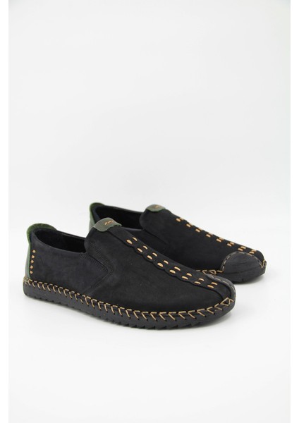4622 Erkek Casual Ayakkabı - Siyah-Yeşil