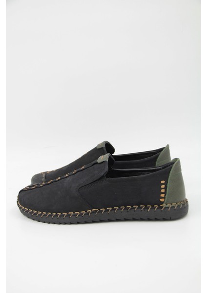 4622 Erkek Casual Ayakkabı - Siyah-Yeşil