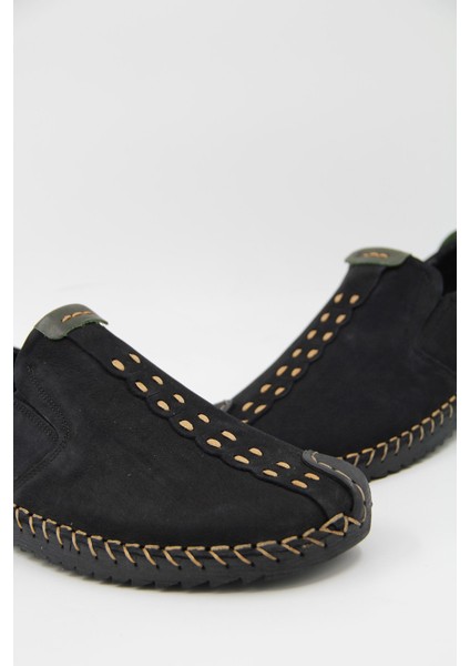 4622 Erkek Casual Ayakkabı - Siyah-Yeşil