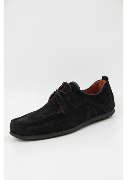 6740 Erkek Casual Ayakkabı - Siyah Nubuk