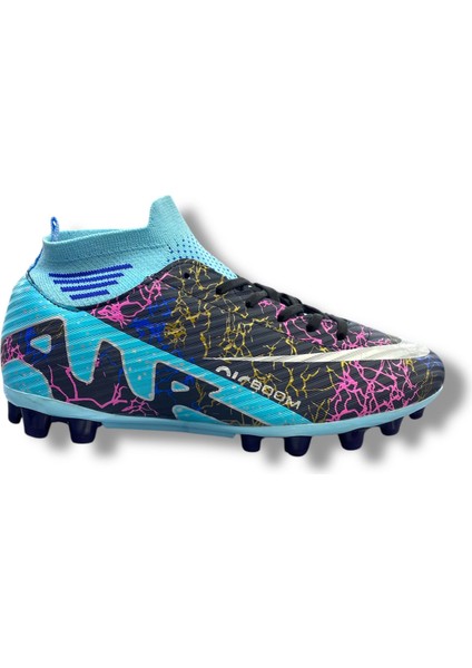 Çoraplı Krampon Lacivert Turkuaz Desenli modelleri