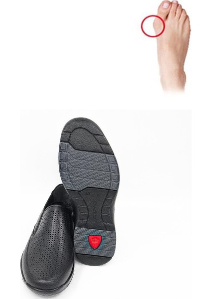 9925-49 Erkek Comfort Ayakkabı - Siyah