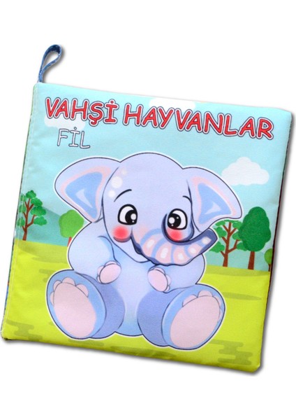 Vahşi Hayvanlar Sessiz Kumaş Kitap - Bez Kitap