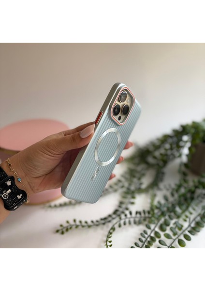 Apple iPhone 15 Pro Max Telefon Kılıfı Mavi