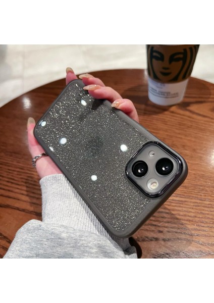 Epaglow Şeffaf ve Parlak Premium Iphone 15 Pro Max Telefon Kılıfı Gri modelleri