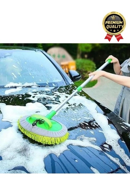 Çok Fonksiyonlu 180 Derece Dönen Mikrofiber Mop Çizmez Araba Otomobil Yıkama Uzun Sopalı Fırça Seti indirimleri