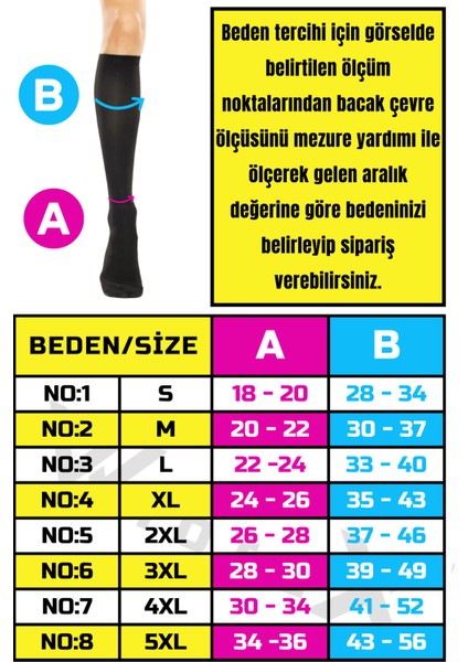 Diz Altı Çorabı Burnu Kapalı (Siyah Renk) Orta Basınç Ccl2(Çift Bacak)