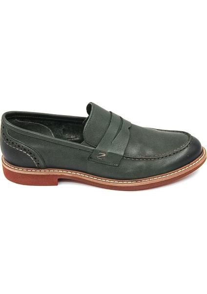2654 Erkek Klasik Ayakkabı - Yeşil