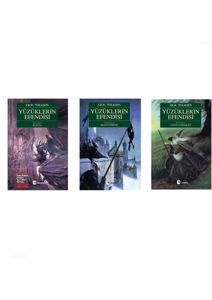 Yüzüklerin Efendisi Serisi Seti 3 Kitap