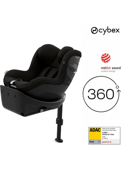 Sirona Gi Isize (Magic Black) (360 Derece Dönen Isofix Bebek Oto Koltuğu 61-105 cm Yaklaşık 3 Aydan 4 Yaşa)