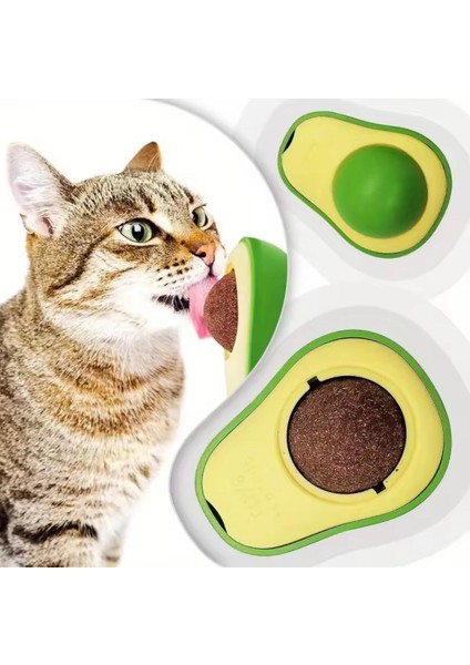 Avokado Kedi Nanesi Kedi Otu Topu Kedi Oyuncağı Yapışkanlı Oyuncak fiyatları