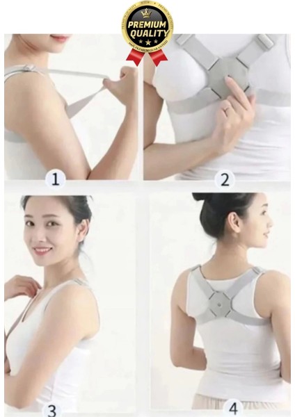 Destek Şarjlı Sensörlü Ayarlanabilir Titreşimli Akıllı Dik Duruş Sırt Korsesi fırsatları