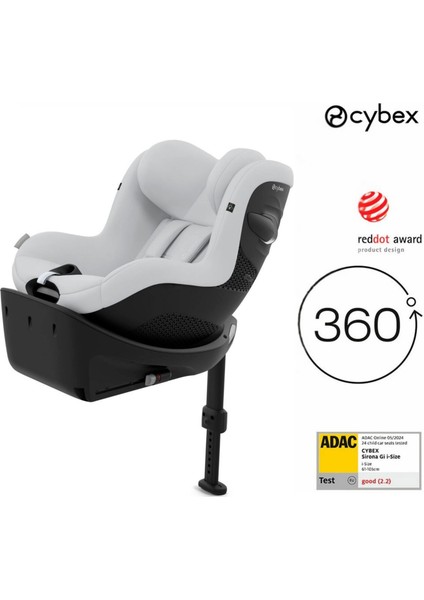 Sirona Gi Isize (Fog Grey) (360 Derece Dönen Isofix Bebek Oto Koltuğu 61-105 cm Yaklaşık 3 Aydan 4 Yaşa)