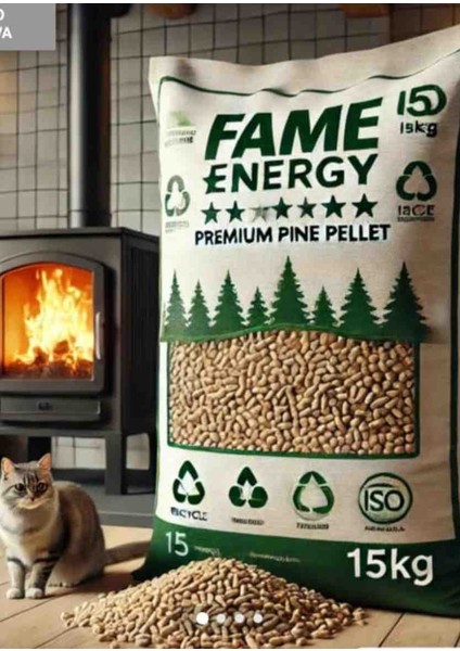 Çam Peleti Kedi Kumu 37,5lt 6mm Premıum