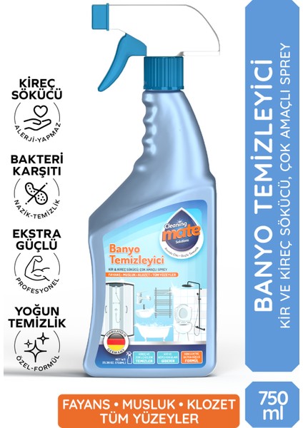 Cleaning Mate Ultra Güçlü Banyo Temizleyici