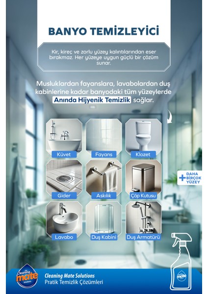 Cleaning Mate Ultra Güçlü Banyo Temizleyici fiyatları
