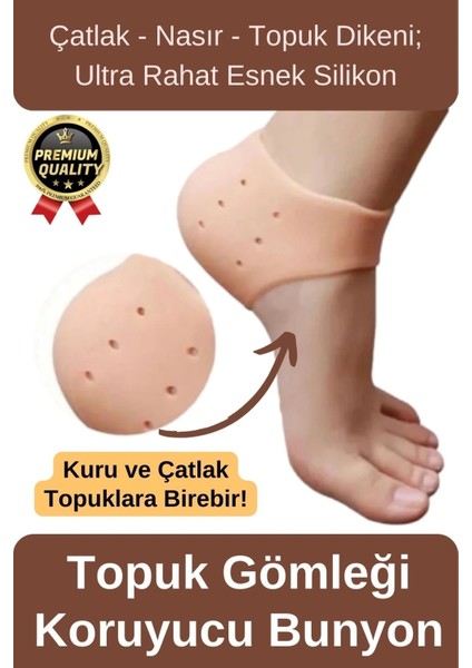 Tabanlık Gömlek Topuk Çorabı Bunyon 1 Çift