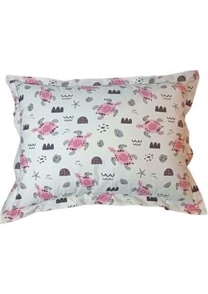 50 x 70 cm Çocuk Desenli 2 Adet Volanlı Yastık Kılıfı Pamuklu