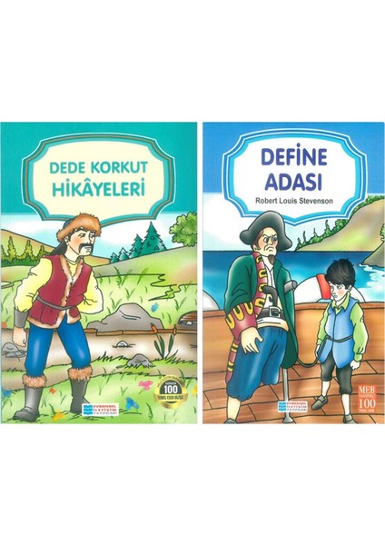Evrensel Iletişim Dede Korkut Hikayeleri ve Define Adası 2 Kitap Set