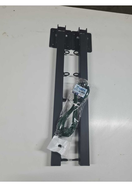 Duvar Tipi Çamaşır Kurutma Askısı / Metal / Siyah / 2 Parça – 10M Çelik Halat Hediyeli