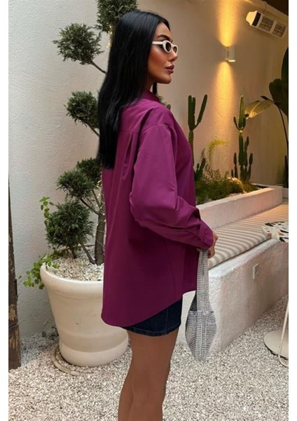 Önü Şerit Taşlı Gömlek 3448
