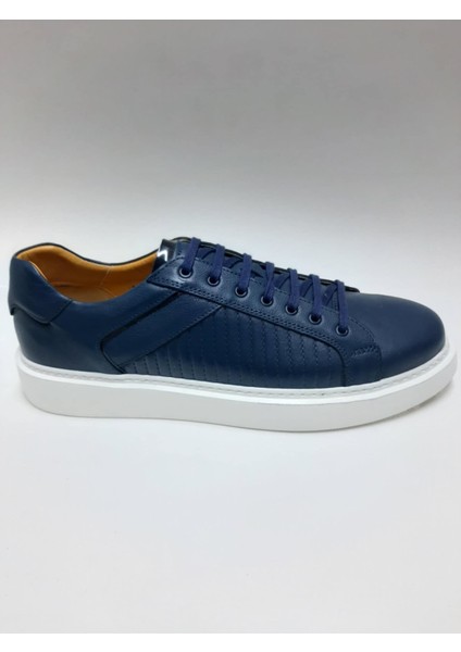 Deri Bağcıklı Lacivert Büyük Beden (45-46 ...48) Erkek Ayakkabı C-844736CZLF